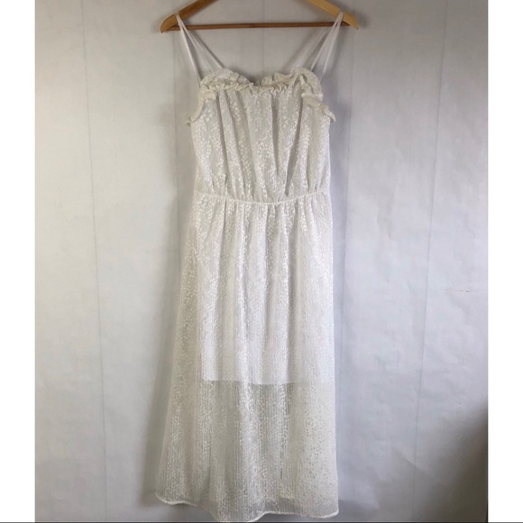 (NWT) BCBGeneration Lace Overlay Strappy Dress - Picture 7 of 8